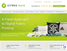 Tablet Screenshot of citrus-rain.com